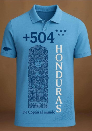 Honduras en el corazón – Polo con Estilo Cultural | 100% Algodón