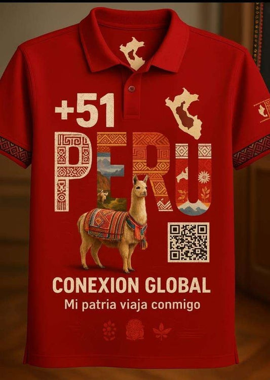 Perú en la Piel – Polo con Estilo Cultural | 100% Algodón